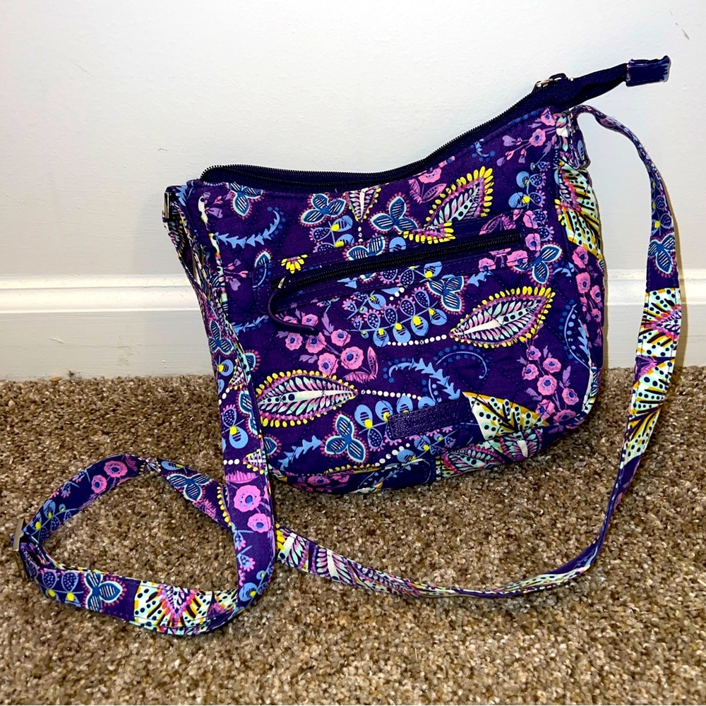 Vera Bradley Purple Floral Crossbody